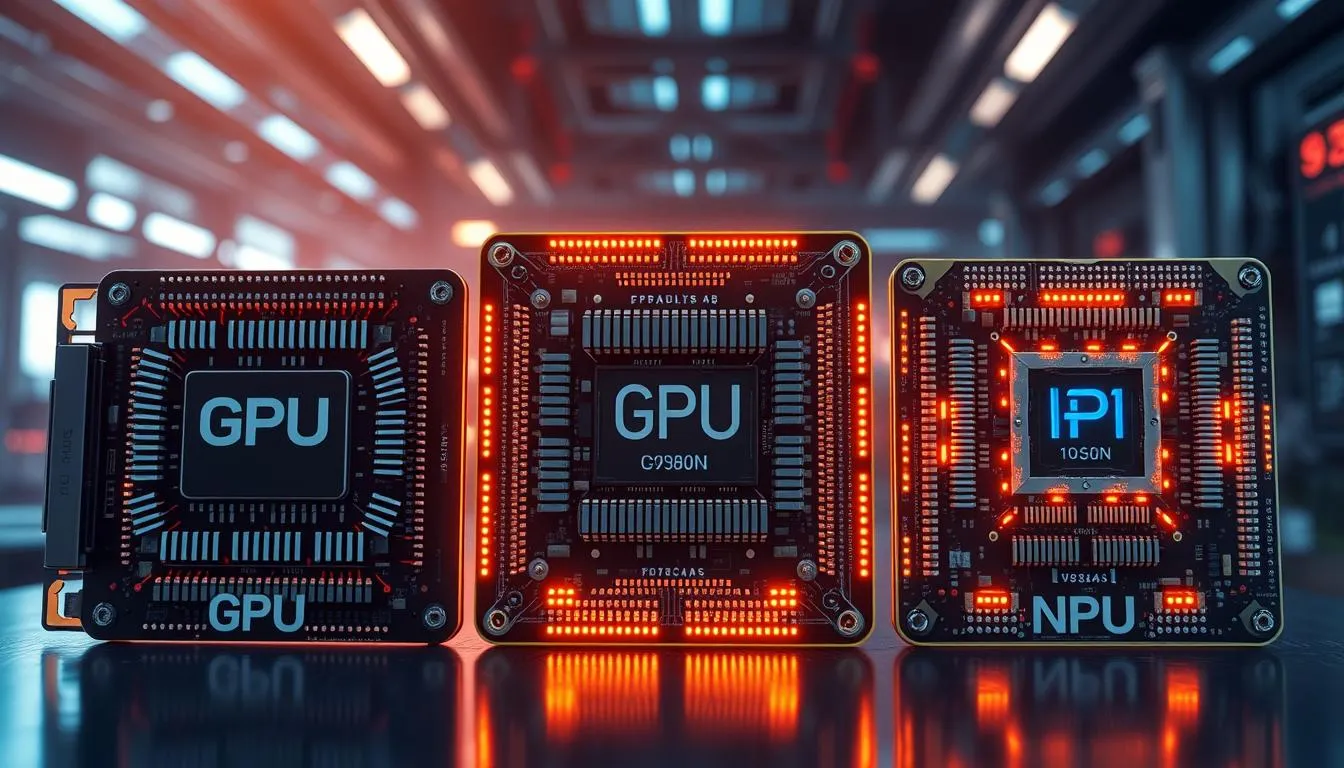 GPU vs TPU vs NPU